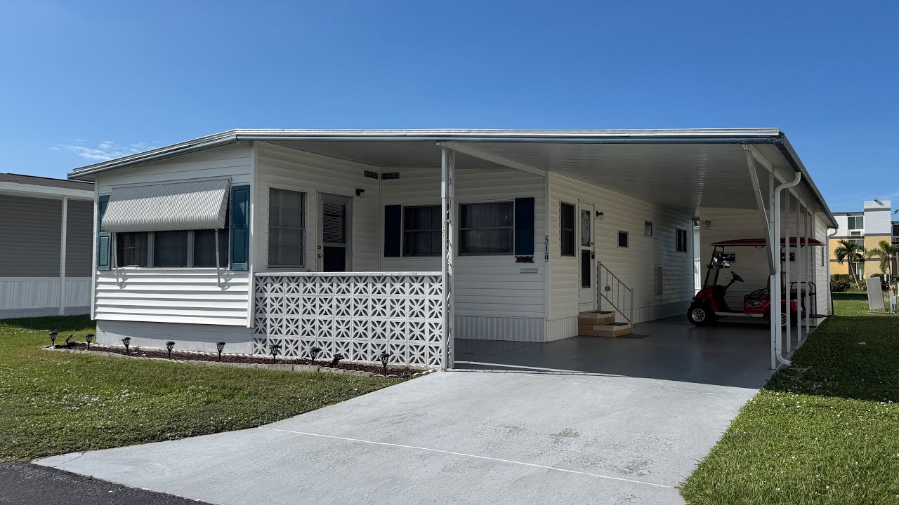 $42,000 Turnkey Mobile Home Tour with Golf Cart | 603 63rd Ave W Lot S-10 Bradenton Florida