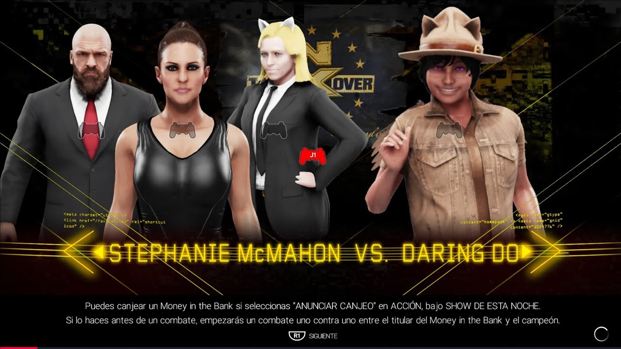 WWE 2k19 Daring Do vs Stephanie McMahon - Batalla Final