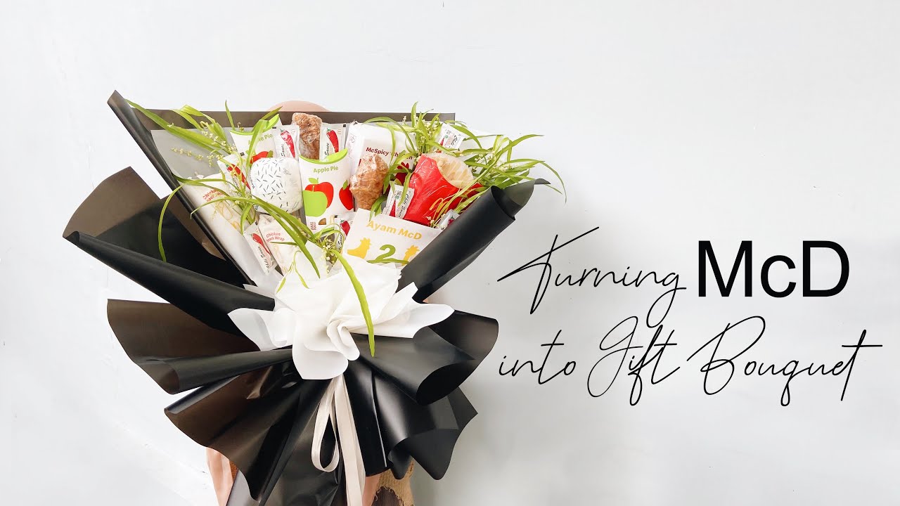 Bagaimana Ayam McD Diubah Menjadi Bouquet yang Keren! | DIY Mcd Bouquet Wrapping | by.putriolvi