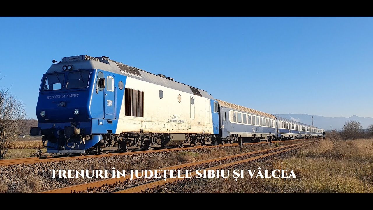 [4K] Trenuri de toamnă în județele Sibiu și Vâlcea