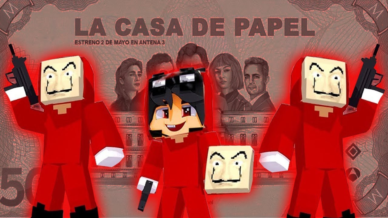WHO´S YOUR FAMILY - LA CASA DE PAPEL 3 TEMPORADA - O PLANO PERFEITO NO MINECRAFT !