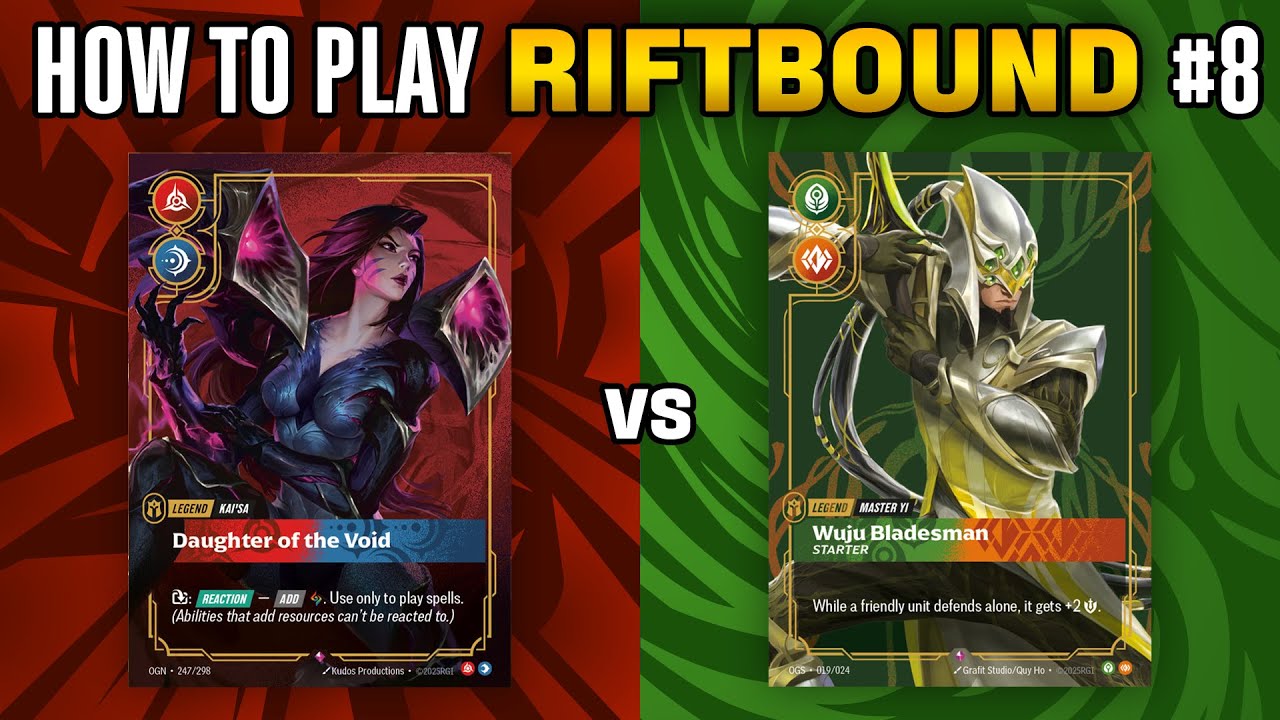 KAI'SA vs MASTER YI Tabletop Gameplay! | How to Play Riftbound #8