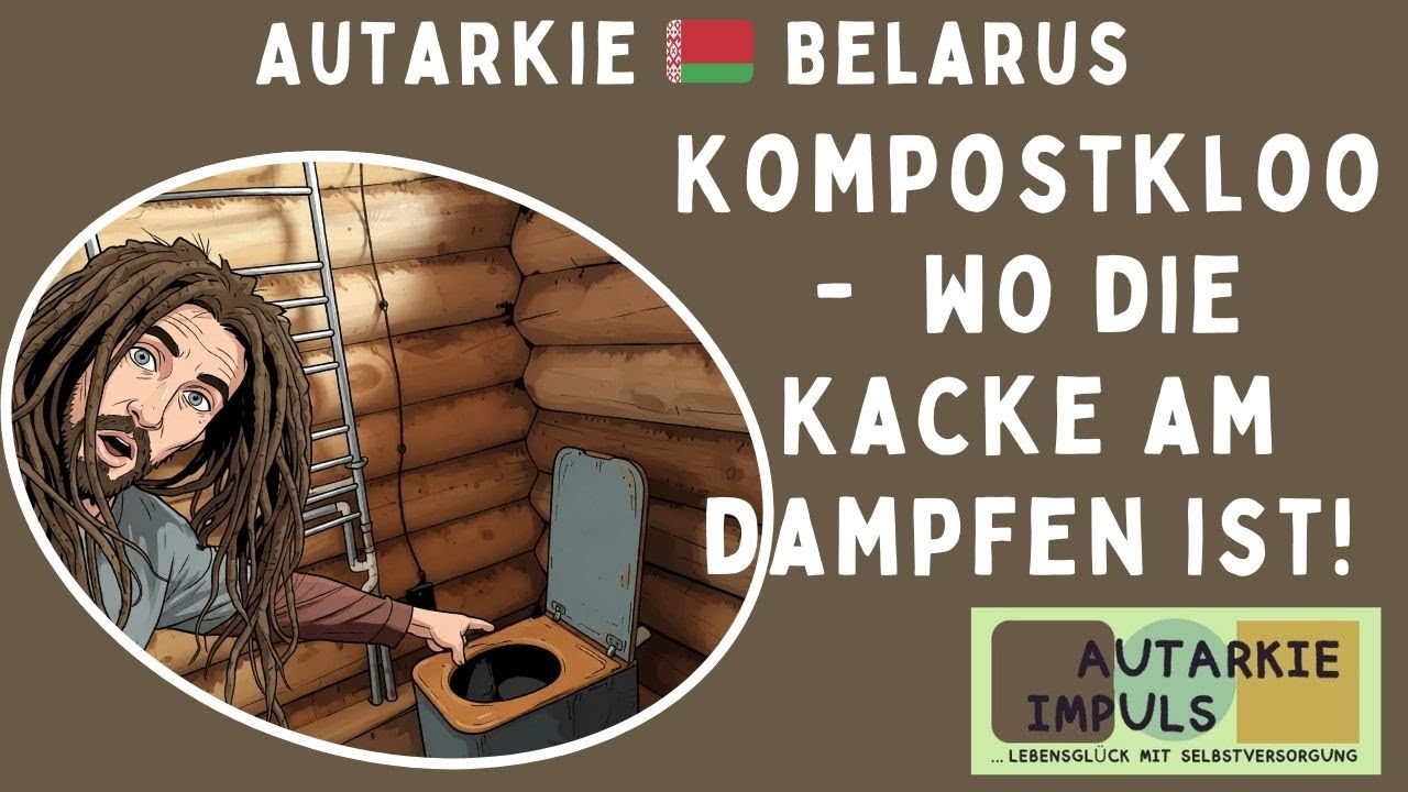 Autarkie Belarus: 💩 Kompostkloo  - wo die Kacke am dampfen ist! 💩