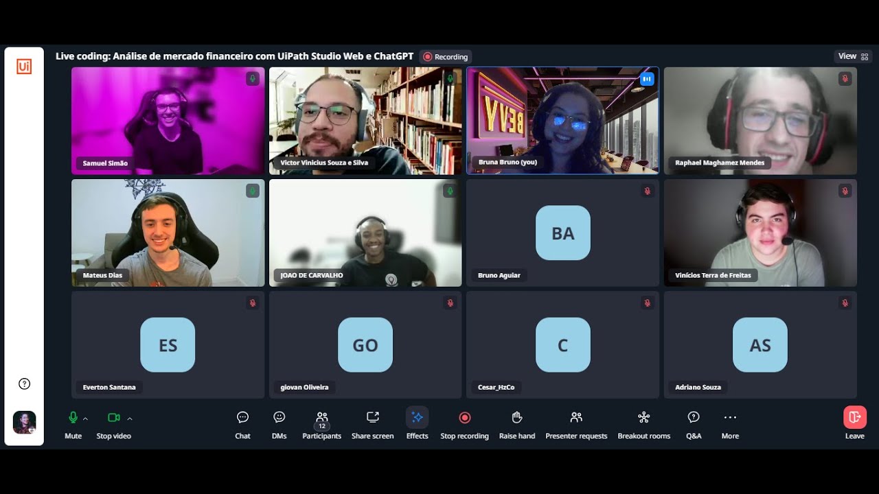 Live coding: Análise de mercado financeiro com UiPath Studio Web e ChatGPT