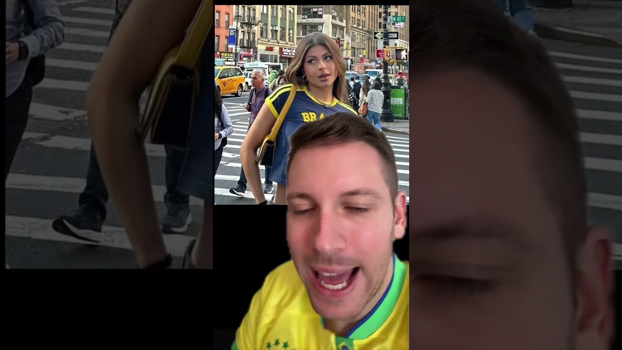 Virou moda ser br? #short #shorts #eua