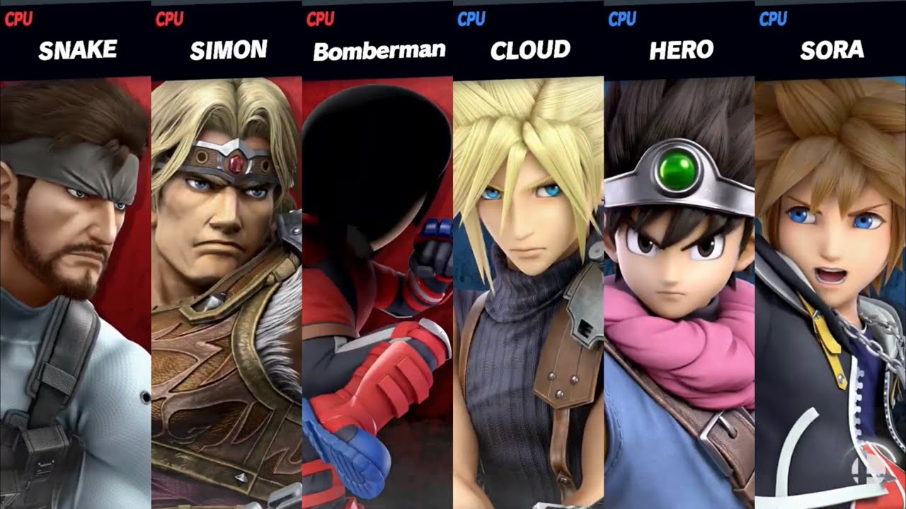 Super Smash Bros. Ultimate - Konami vs Square Enix