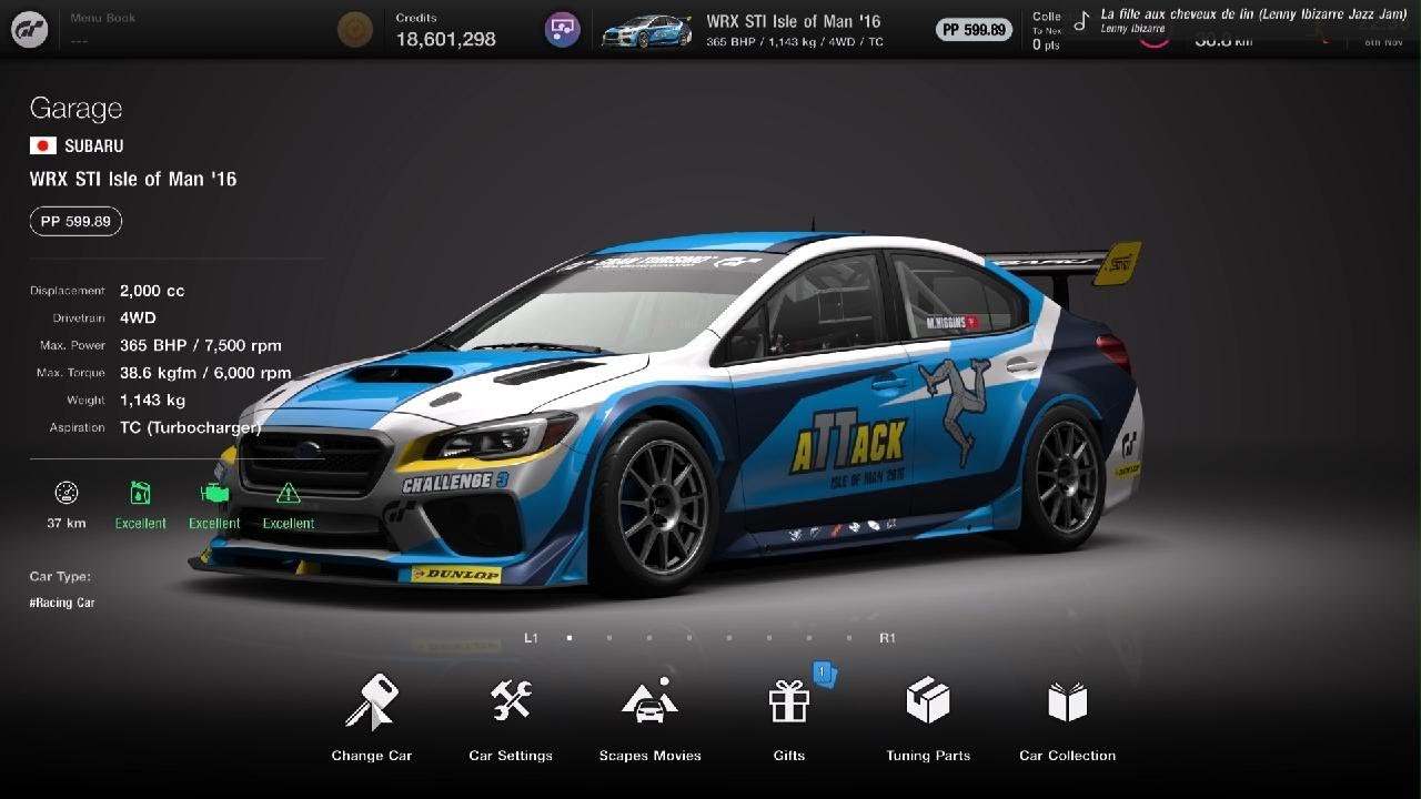 Gran Turismo 7 Clubman cup + Subaru WRX STI Isle of Man 16 Watkins Glen chili pepper + setup