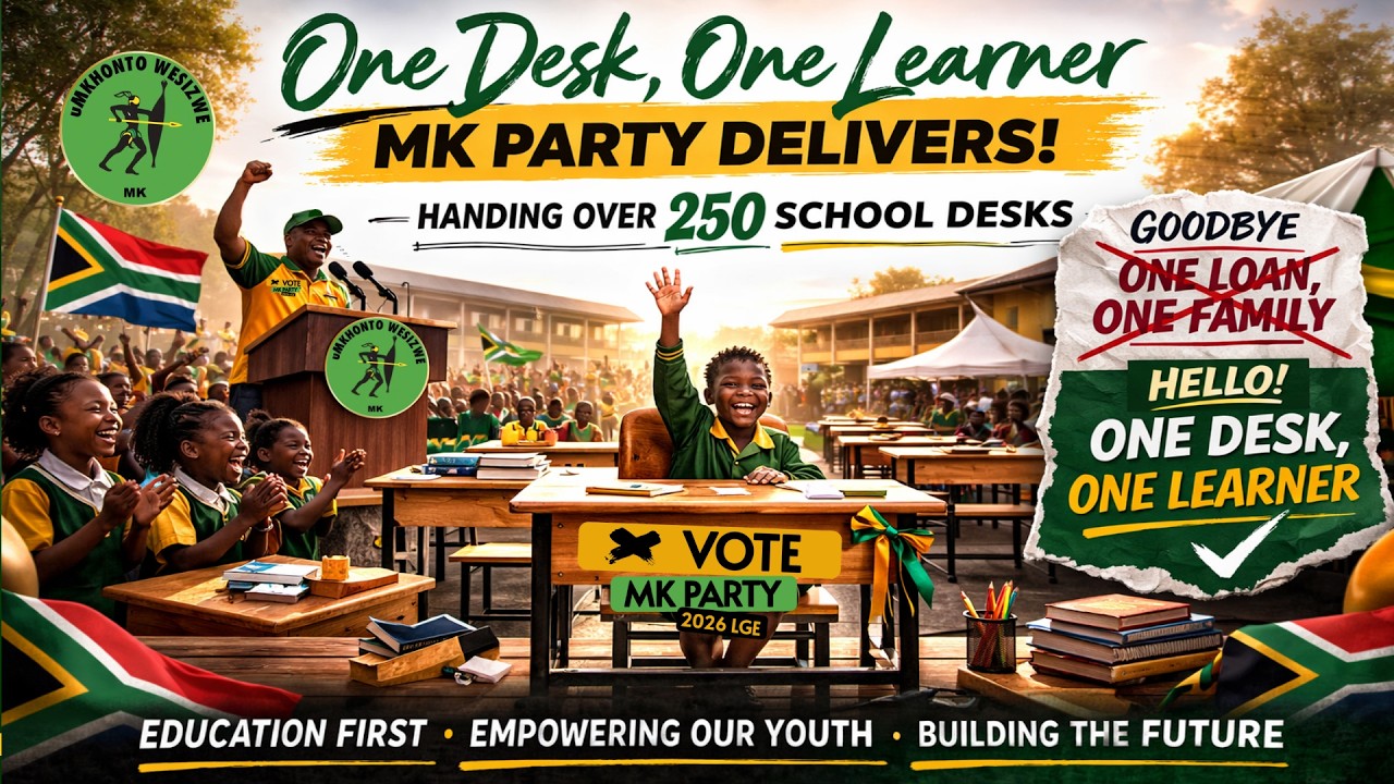 While Others Offer Bread, MK Party Invests in Education | One Desk One Learner