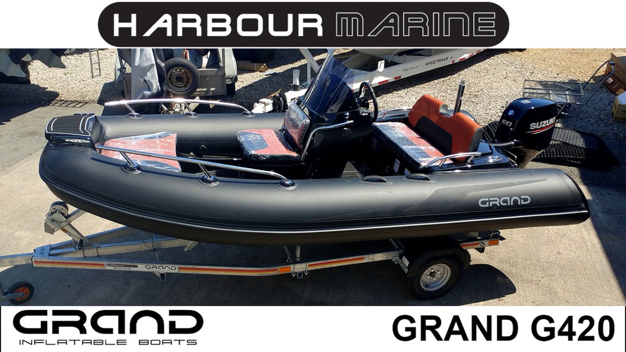 GRAND G420 RIB For Sale at Harbour Marine Engineering in Pwllheli, North Wales