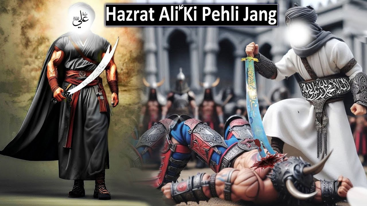 Hazrat Ali Ki Pehli Jung Ka Waqia | Mola Ali Ki Taqat | Hazrat Ali Ka Waqia | Raja Sarfaraz Tv