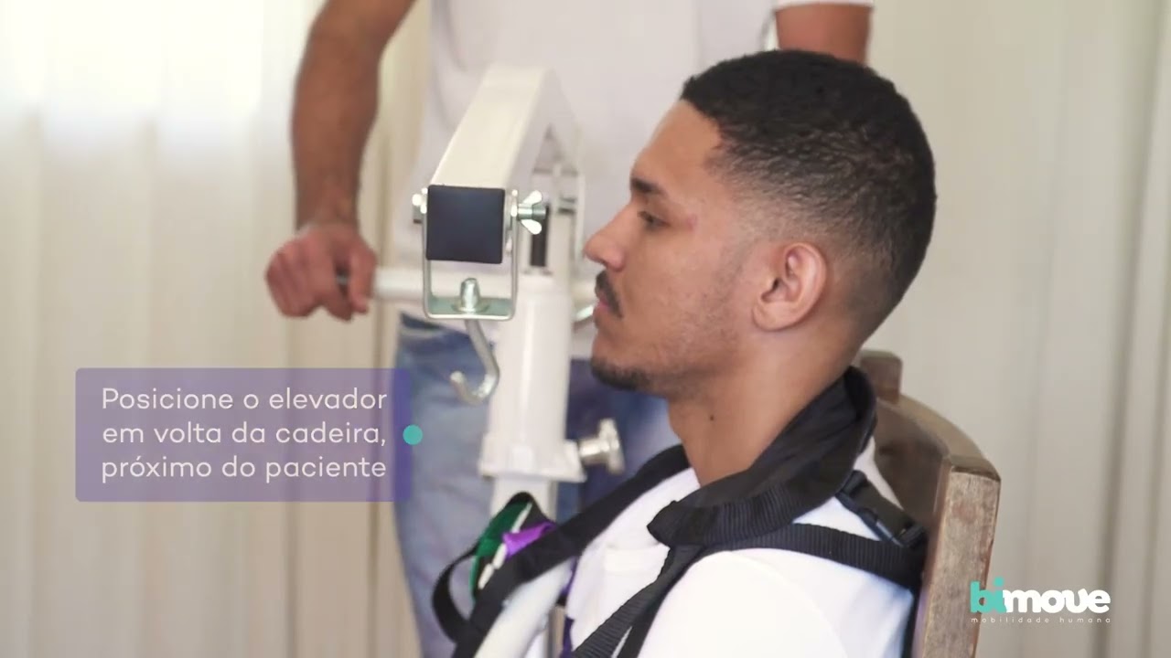 Elevador de Transferência Bimove para Pessoas Acamadas, cadeirantes e acidentadas.