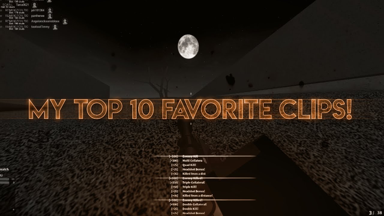 My Top 10 Favorite Phantom Forces Clips!!