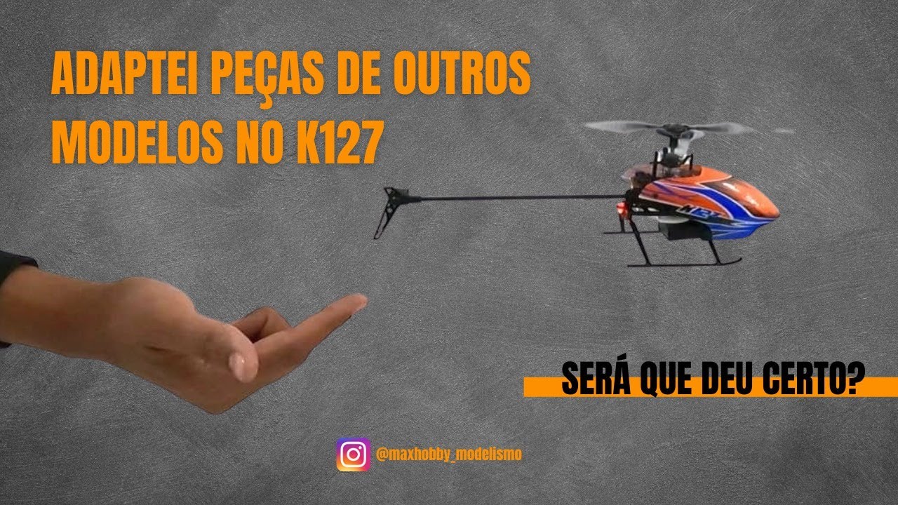 ADAPTAÇÕES FEITA HELICÓPTERO XK K127 RADIO CONTROLE PEÇAS DOS MODELOS WLTOYS V922 6CH V9114CH HÉLICE