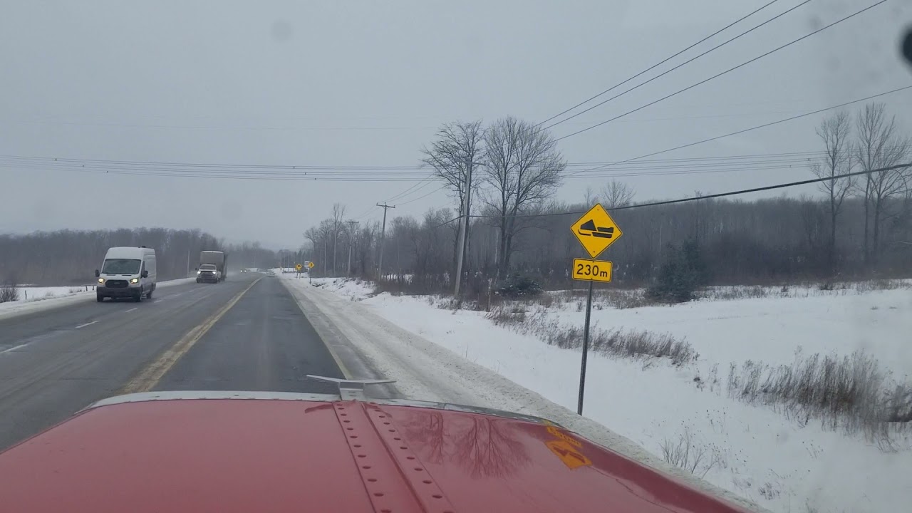 Rural Quebec। Thetford Mines to Pleissisville Via Route 165।#peterbilt #straightpipes