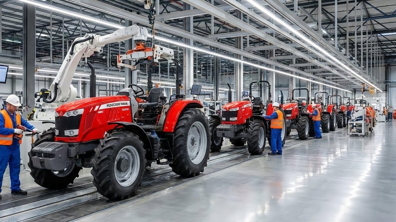 How a Ferguson Tractor Is Made &mdash; Step-by-Step Factory Process