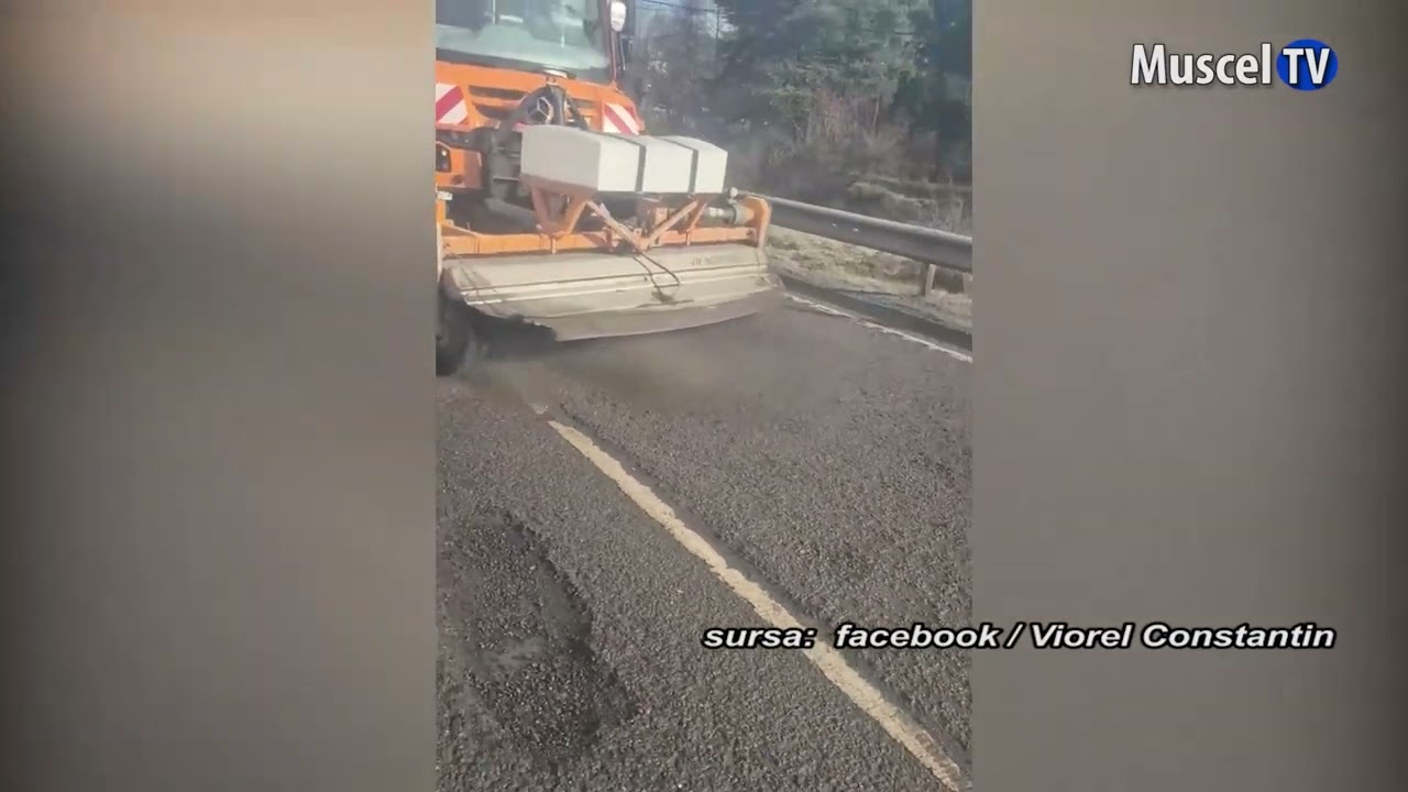 jurnal MUSCEL TV 06 03 2026 SUNT GROPI PE DN 73 ȘI DUPĂ CE AU FOST PLOMBATE