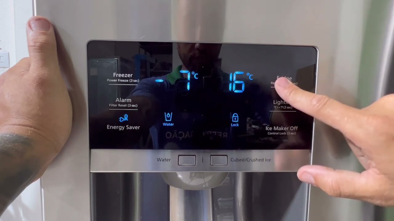 Como ajusta temperatura da geladeira Samsung