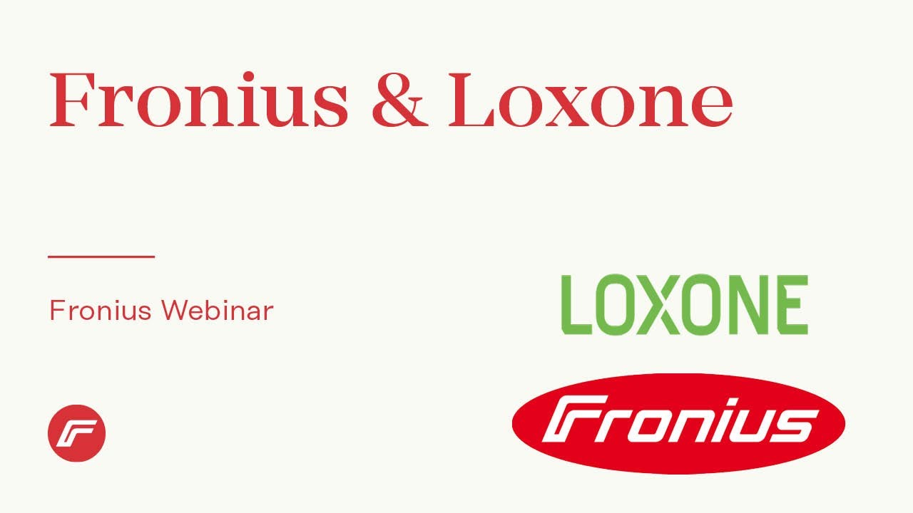 Webinar: Fronius & Loxone