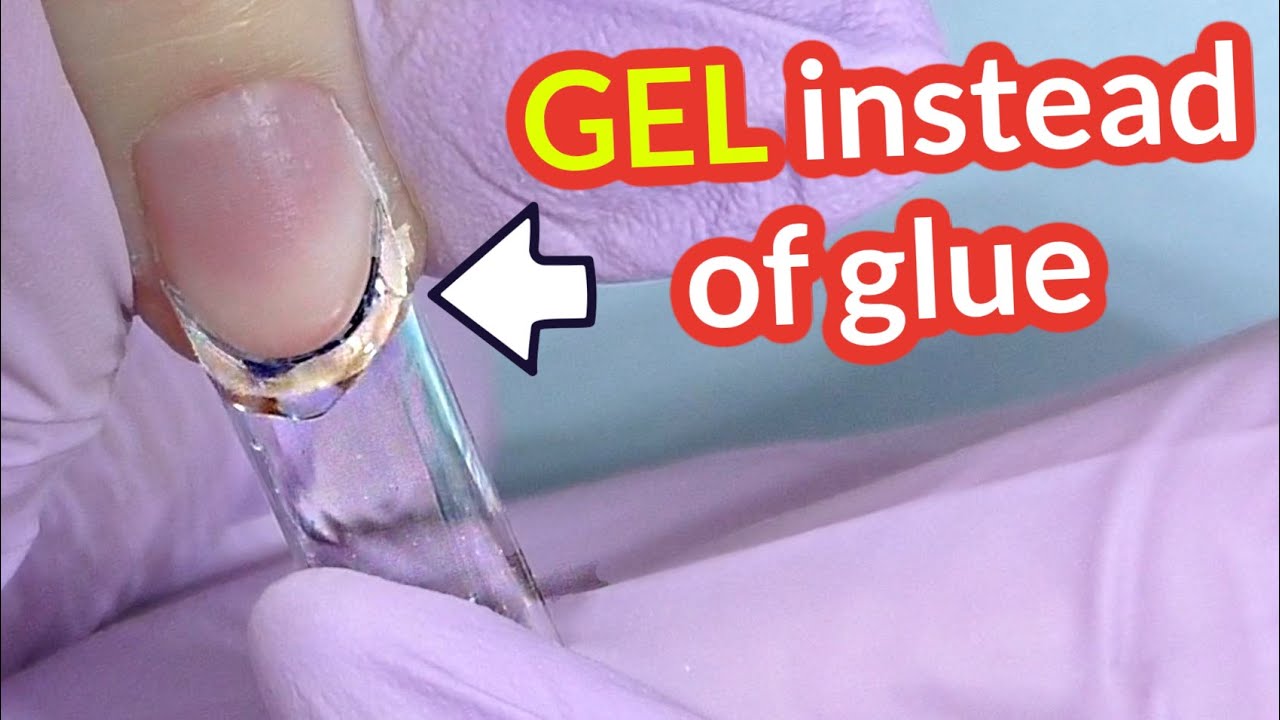 Trying GEL Instead of Nail Glue for Tips & Acrylic Overlay - Will it Work? Saviland Kit Unpacking
