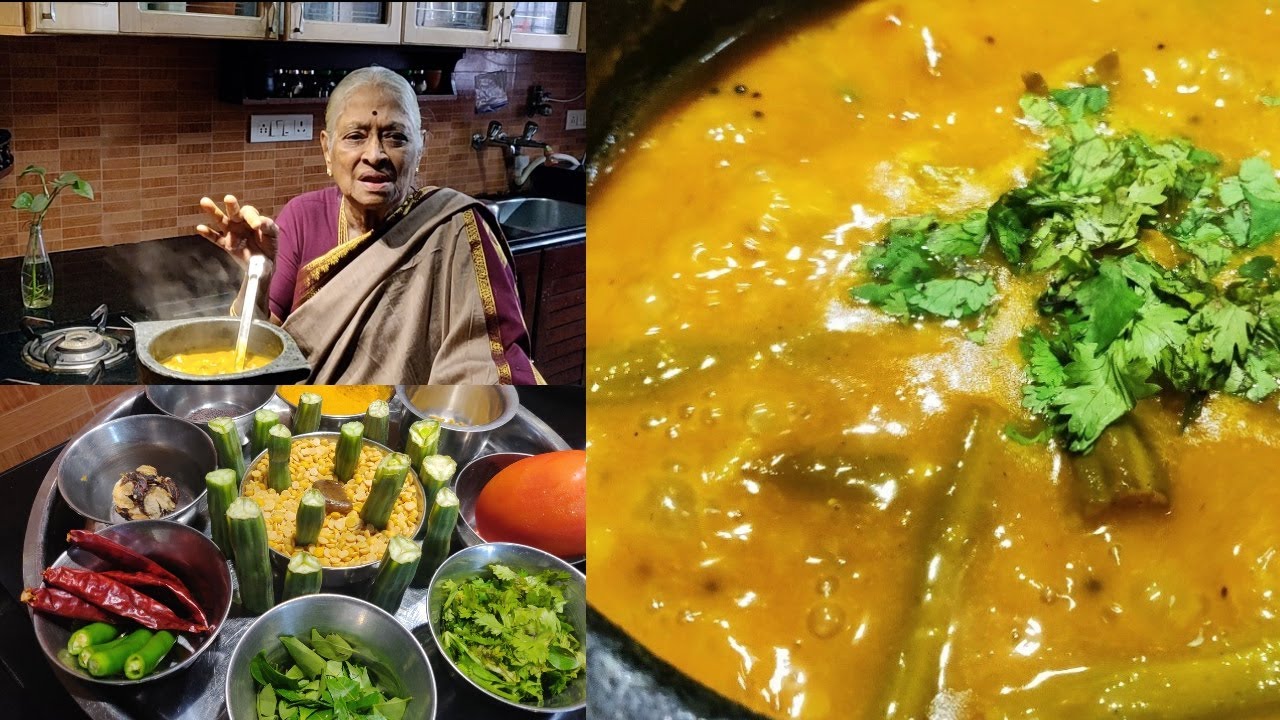 PARUPPU KUZHAMBU | SAMBAR | Shantha Paati's Signature dish| ft. R.P. Shravan| Music & Food
