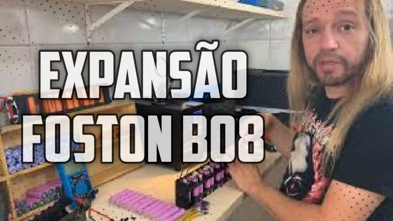 Expansão de Bateria Foston B08 solda ponto