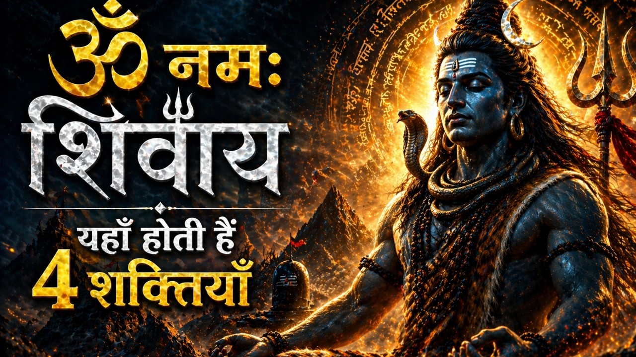 जहाँ ॐ नमः शिवाय का जप होता है वहाँ ये 4 शक्तियाँ हमेशा रहती हैं | | Shivoham #shivbhakti  #mahadev