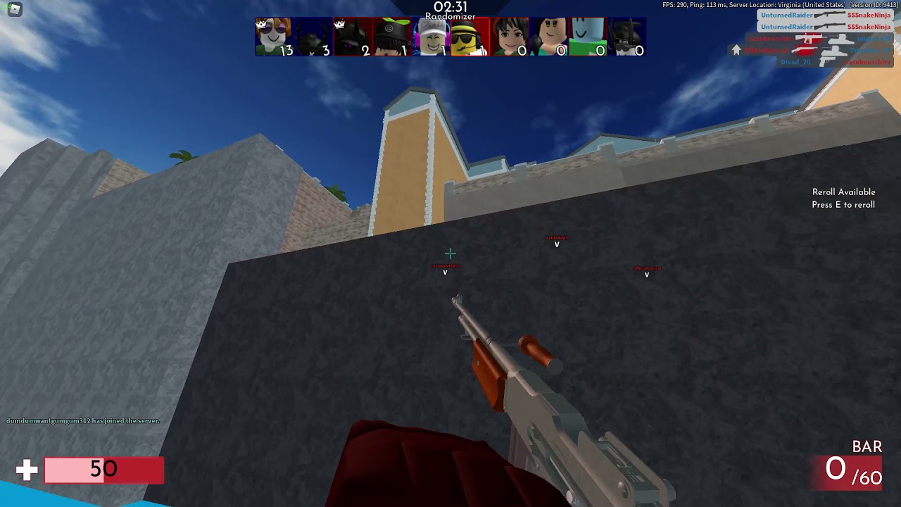 What was that rolve..... (Roblox Arsenal)