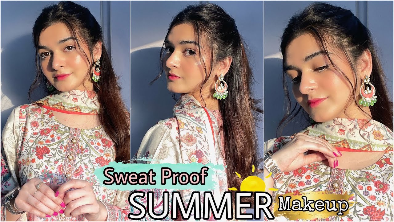 Sweat Proof Makeup For SUMMERS || Long Lasting / Oil Free Makeup Routine For Everyday