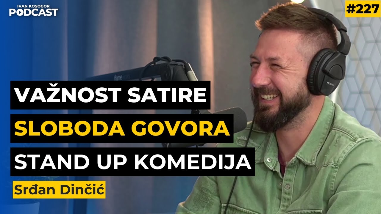 Značaj komedije u društvu, prevazilaženju neuspeha i sloboda govora — Srđan Dinčić | IKP Ep227
