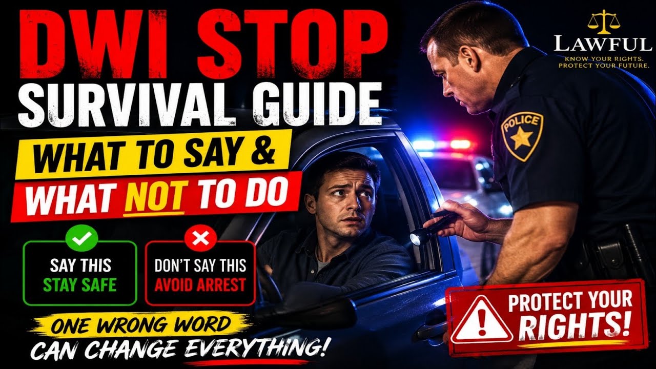 DWI Stop Survival Guide: What To Say & What NOT To Do