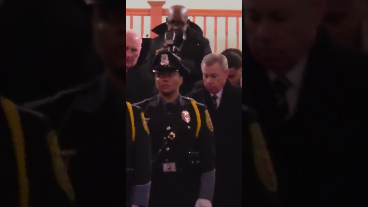 Processional after the service