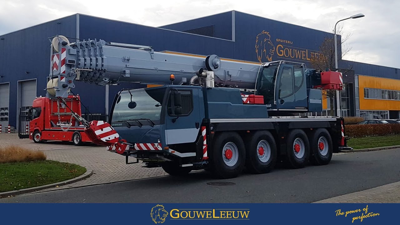 EPIC PAINT JOB: LIEBHERR CRANE GETS REVAMPED