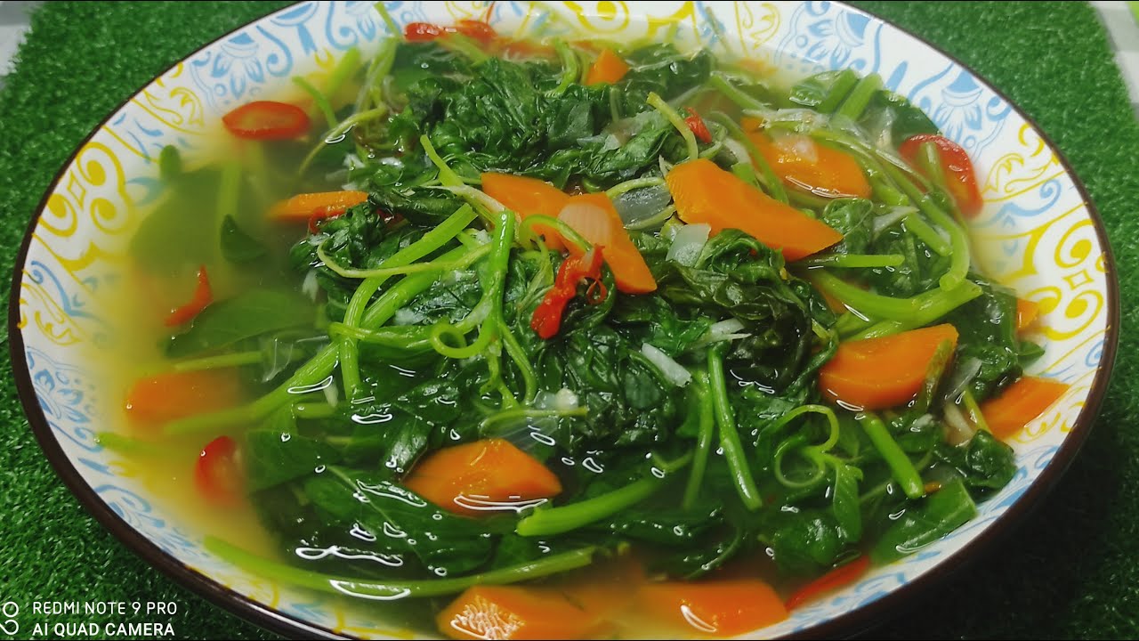 Healthy Spinach Soup for Weight Loss 🌷Sup Bayam🌷