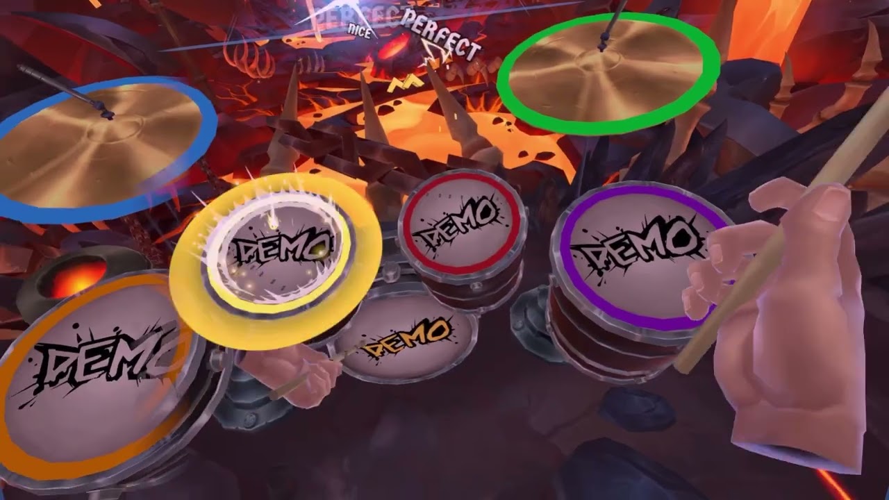 Drums Rock VR - I love Rock n Roll (First Run Game)