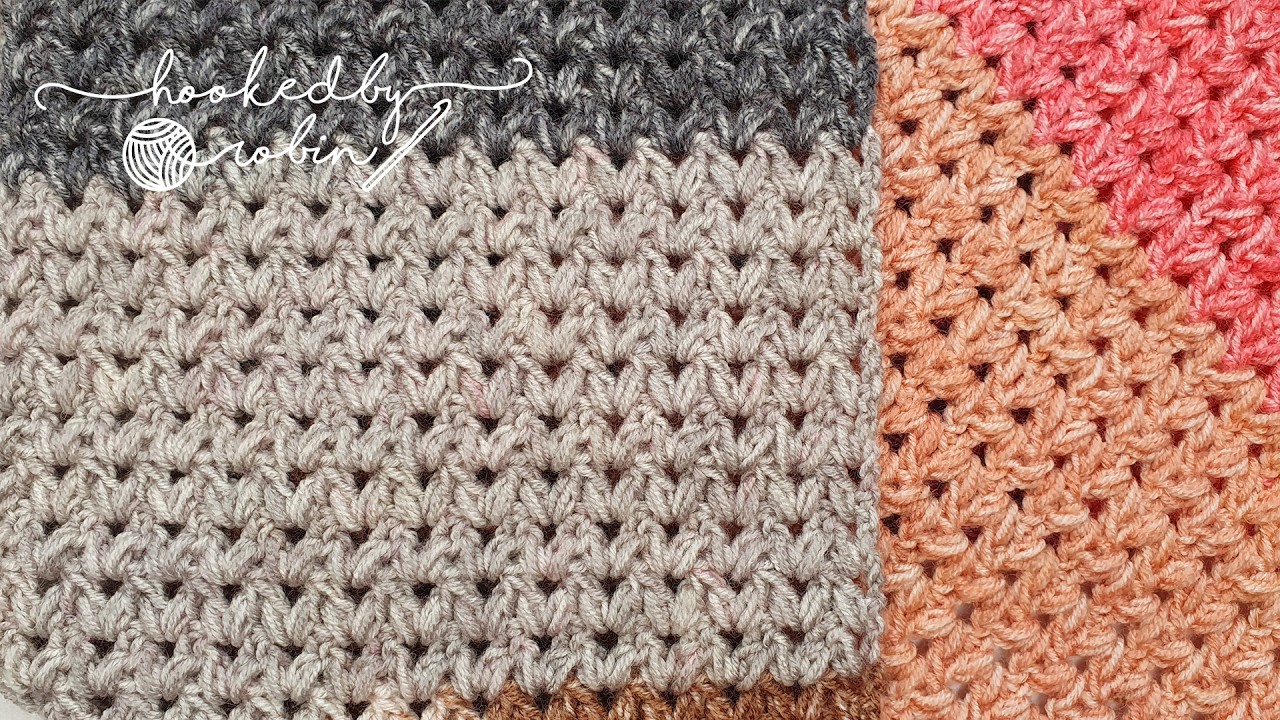 Crochet Forked Cluster Stitch (Great for Scarves or Blankets) | Stunning Textured Stitch