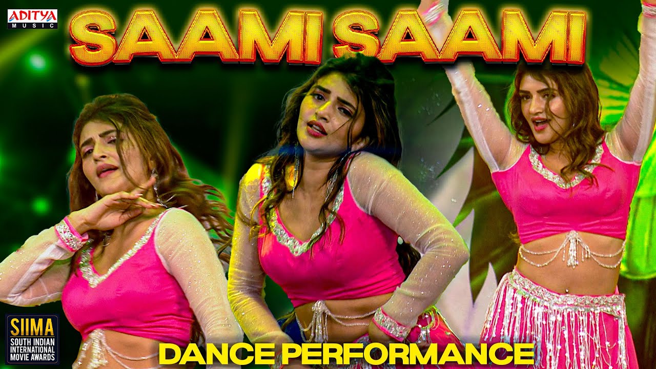 Sreeleela Superb Dance Performance For Saami Saami Song @SIIMA 2022 | Pushpa | Aditya Music