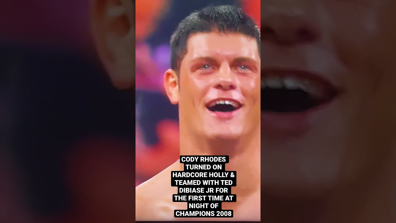 CODY RHODES TURNED ON HARDCORE HOLLY & TEAMED WITH TED DIBIASE JR AT NIGHT OF CHAMPIONS 2008 #WWENOC