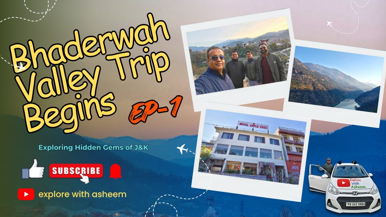 Bhaderwah Trip Begins.. #travel #india #v60 #jammukashmir #viral #vlog #explorewithasheem #video