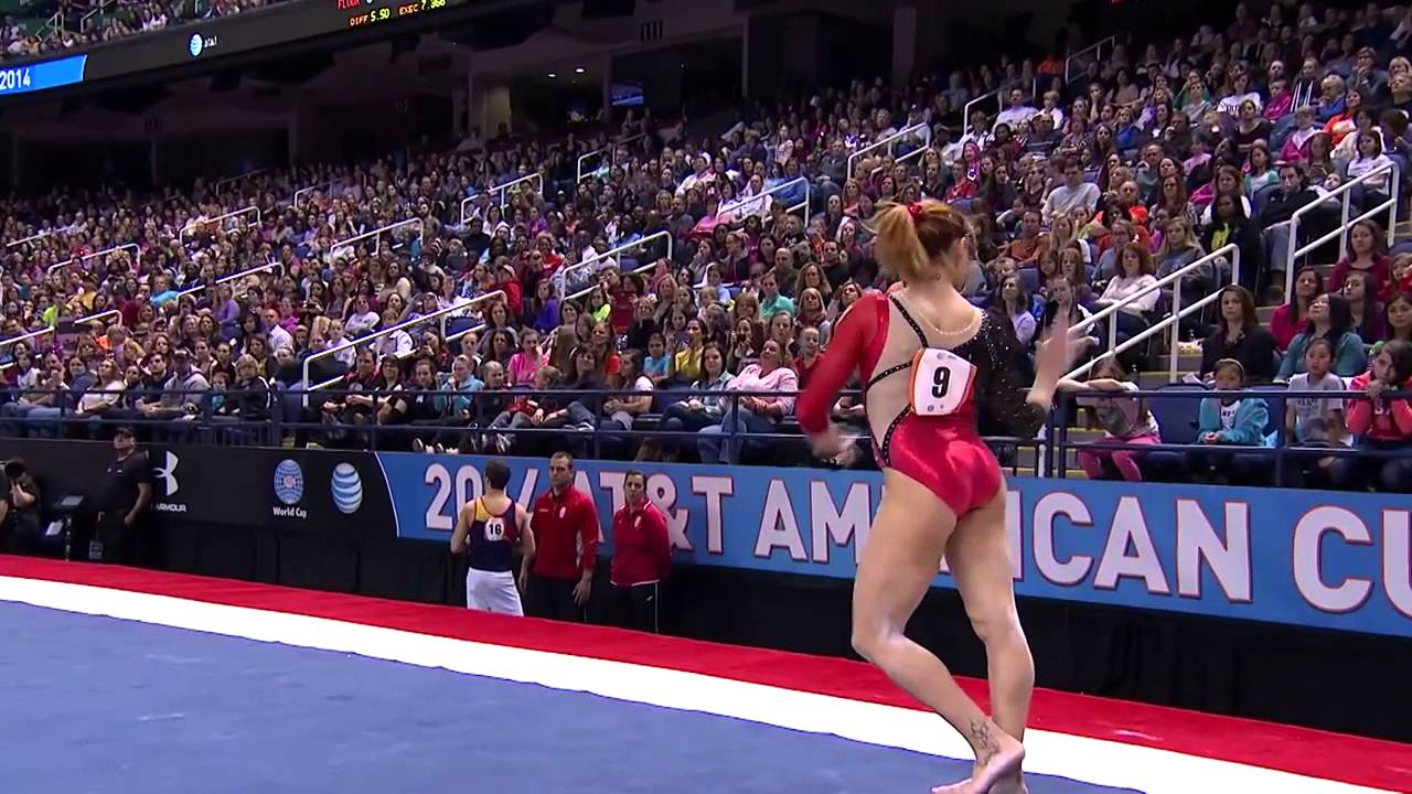 Vanessa Ferrari - Floor - 2014 AT&T American Cup - Broadcast - No Commentary