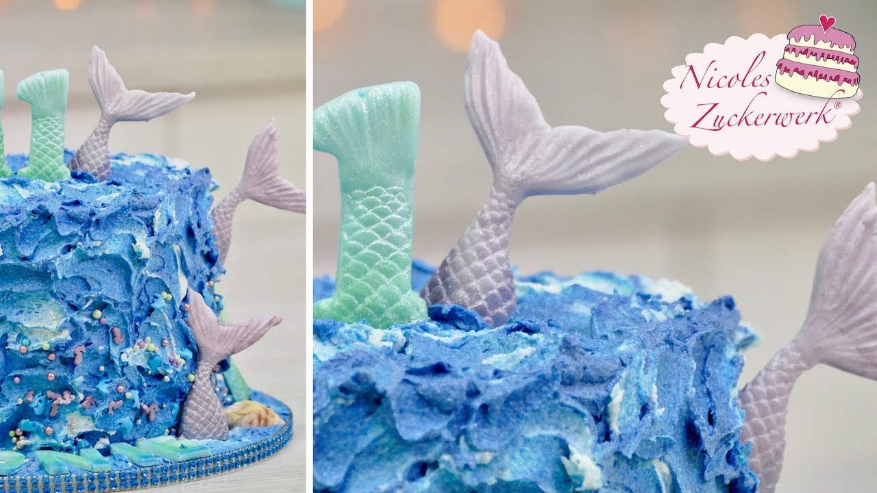 Mermaid-Torte I Unten im Meer I Unterwasserwelt Torte von Nicoles Zuckerwerk