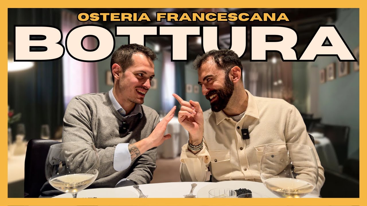 Cena FOLLE all'OSTERIA FRANCESCANA di MASSIMO BOTTURA Tre stelle Michelin