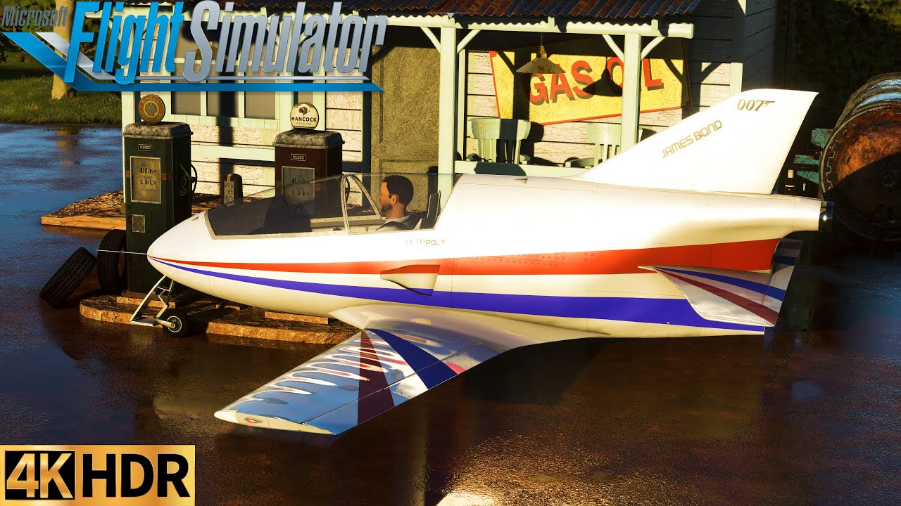 BD-5J update 2.0 by AzurPoly | James Bond Octopussy scenery by AerOdyssey | Flight Simulator 2020 4K