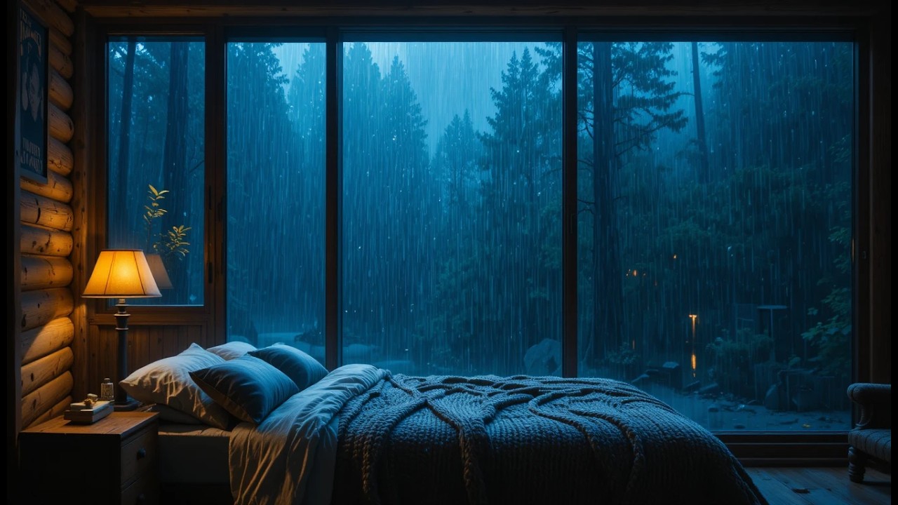 Heavy Rain To Sleep FAST -- Rain Sounds for Sleeping & Insomnia Relief
