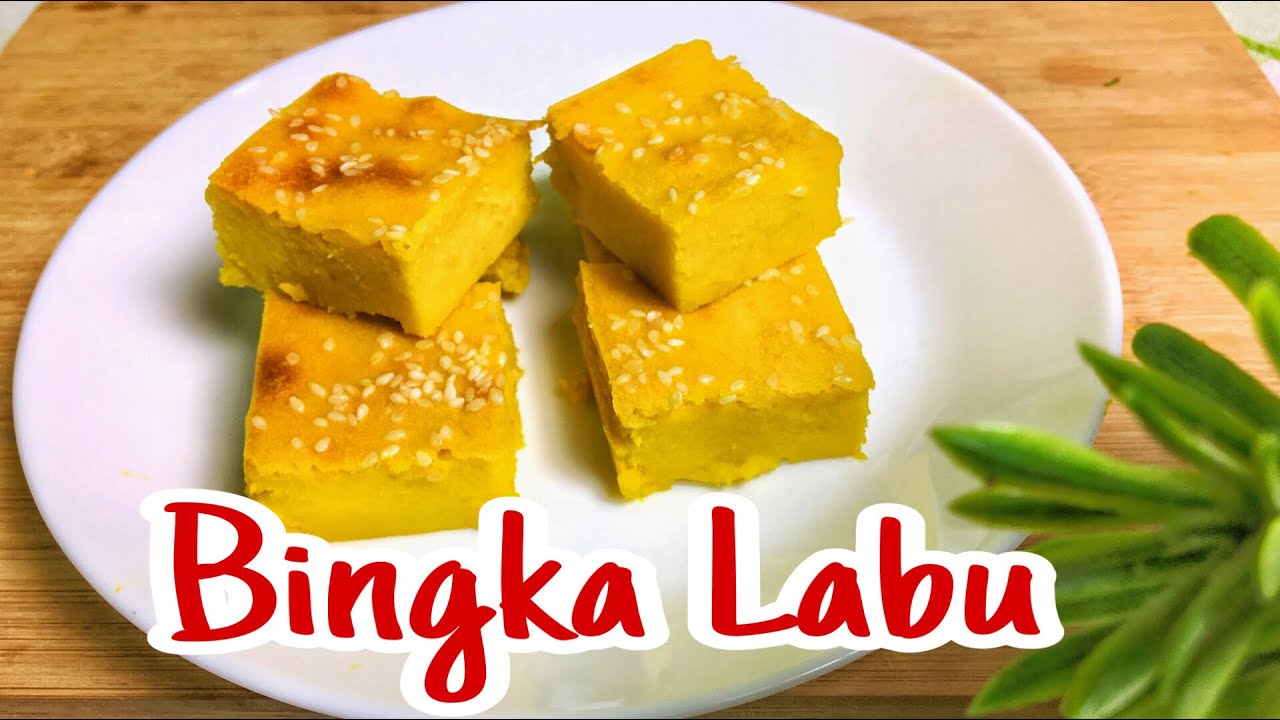 Bingka Labu Sedap & Mudah | Sukatan cawan