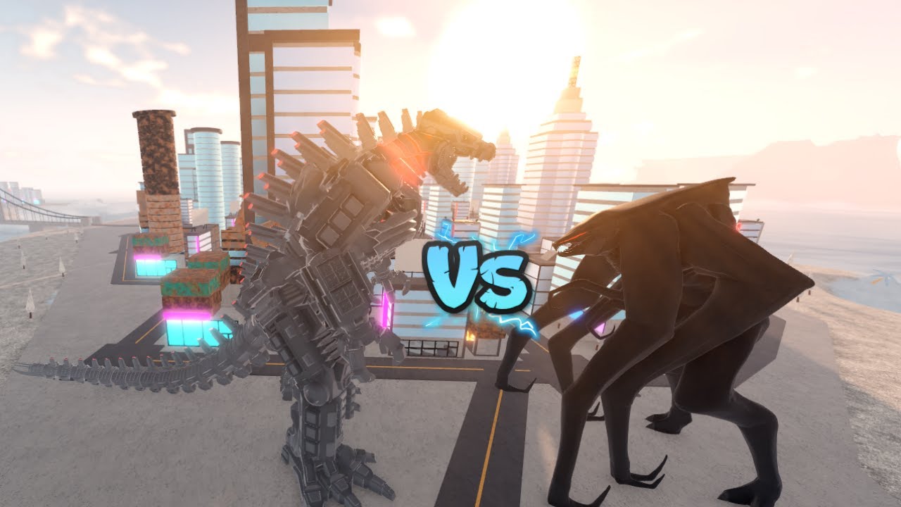 Mechagodzilla 2021 vs Female Muto | Roblox Kaiju Universe