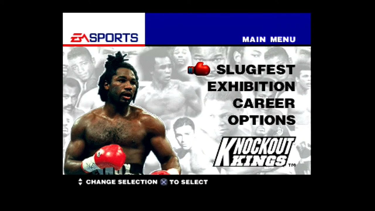 Knockout Kings 99 PS1 Actual Hardware