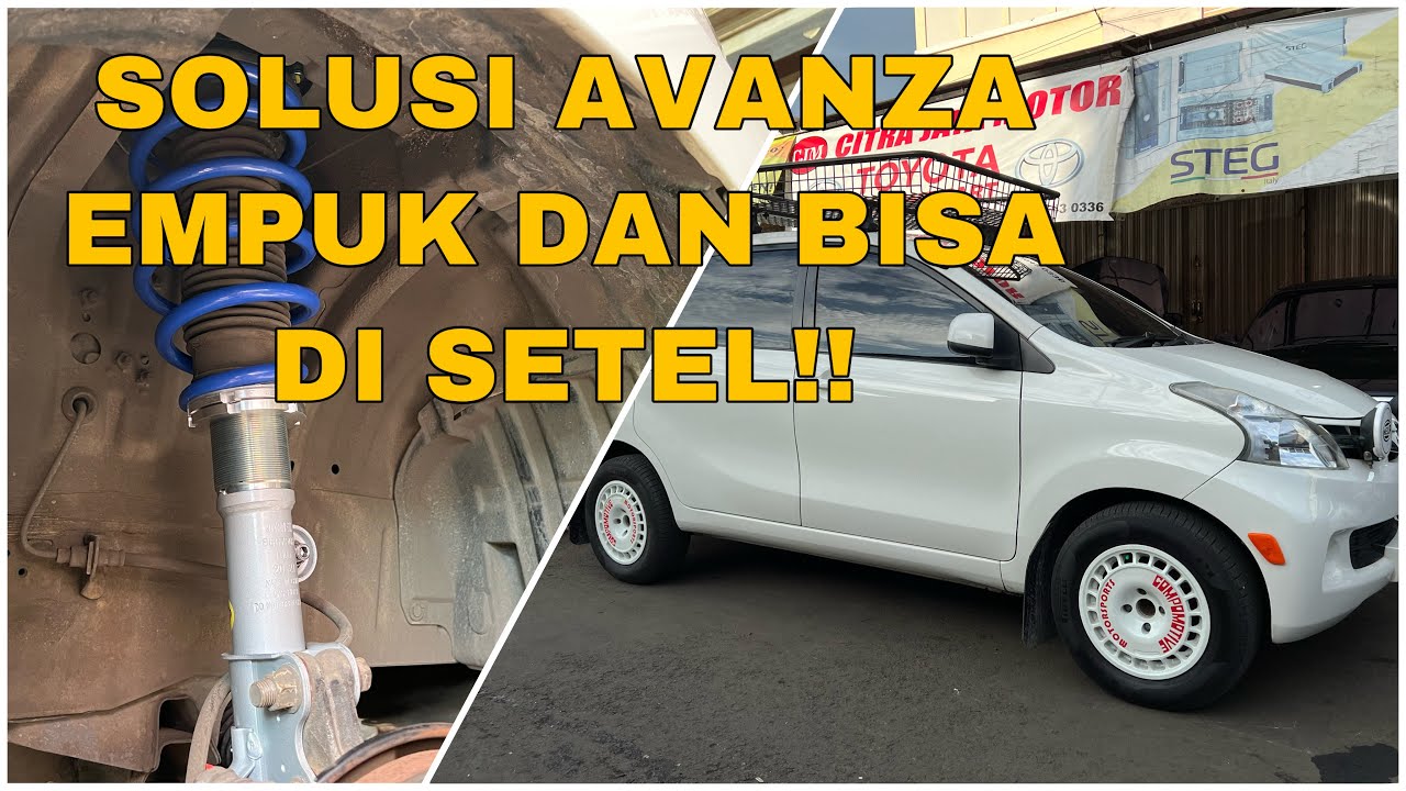 PASANG COILOVER JAMEX ADJUSTABLE + PER CUSTOM NYAMAN ANTI LIMBUNG SERASA INNOVA