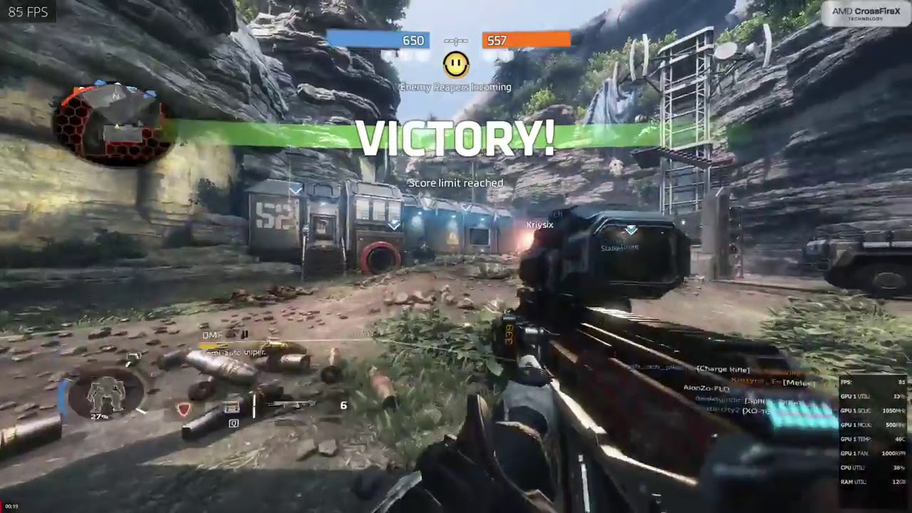 R9 Fury X Testing 3 : Titanfall 2 Test in DX11 Crossfire with Powercolor R9 Nano.