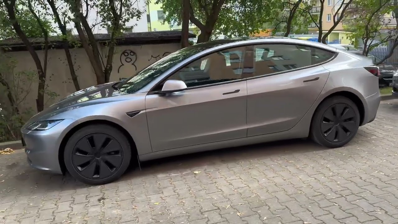Tesla model 3 Quicksilver RWD In Poland🇵🇱