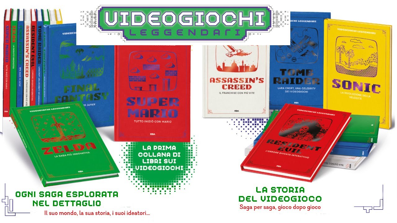 Videogiochi Leggendari collana di libri RBA in edicola